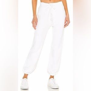 NILI LOTAN white drawstring sweatpants